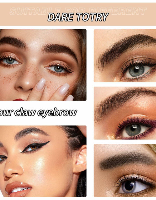 Load image into Gallery viewer, 3D Waterproof Microblading Eyebrow Pen, 4-Fork Tip, Black, Long-Lasting
