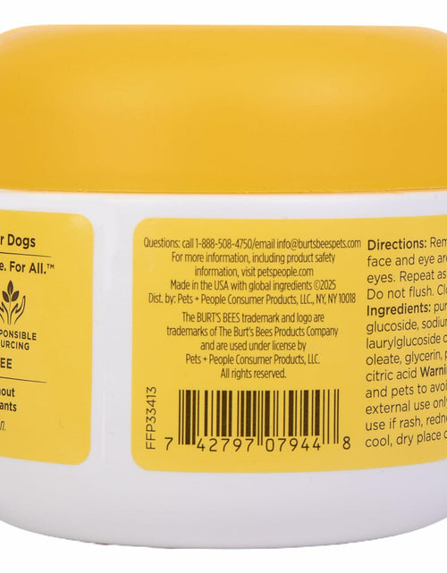 Load image into Gallery viewer, Burt's Bees Pets Eye &amp; Ear Cleansing Wipes Fragrance-Free 100 Count
