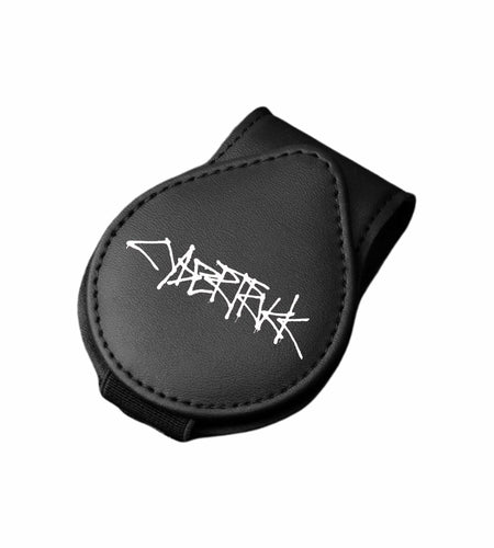 TSTESE Car Sunglass Holder Tesla Cybertruck 2024-2025 Leather White Organizer