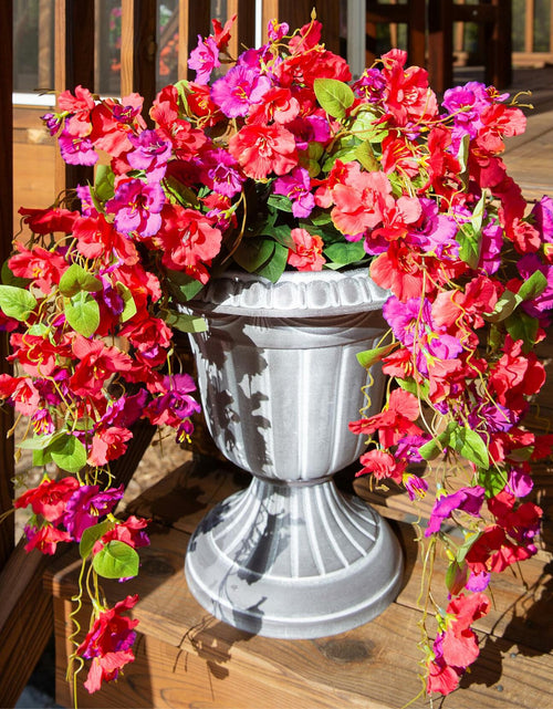 Load image into Gallery viewer, Ivydale Artificial Hibiscus Hanging Flowers UV Resistant Outdoor 2pcs Fuchsia
