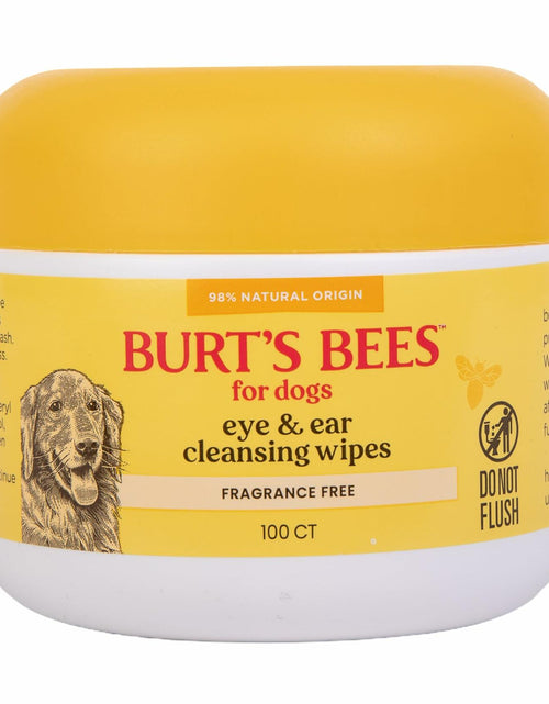 Load image into Gallery viewer, Burt's Bees Pets Eye &amp; Ear Cleansing Wipes Fragrance-Free 100 Count
