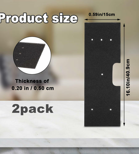Wshxjzyay 2 Pack WH01x35719 Lint Filter Washer Dryer Combo Black