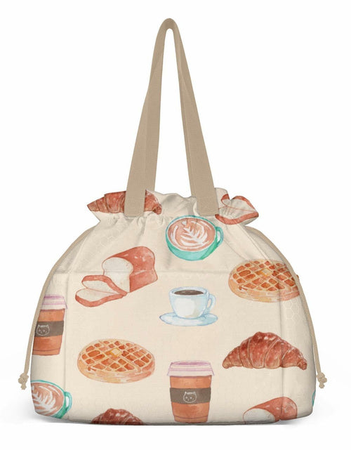 Load image into Gallery viewer, BLantt Cromwell Insulated Lunch Bag for Women Work Beige-4 11x10x6.5in
