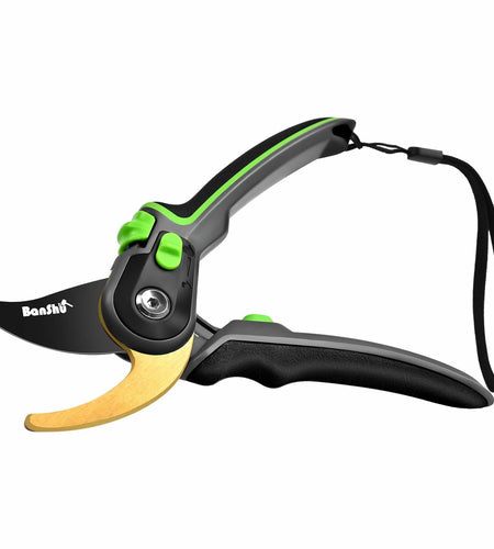 Banshu Bypass Pruning Shears Rust Resistant Bearing Steel Blade Heavy Duty