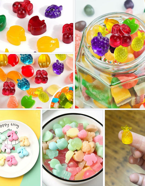 Load image into Gallery viewer, Sidosir Gummy Candy Mold Set 7PCS Silicone Nonstick Bears Dinosaur Fruit Donut
