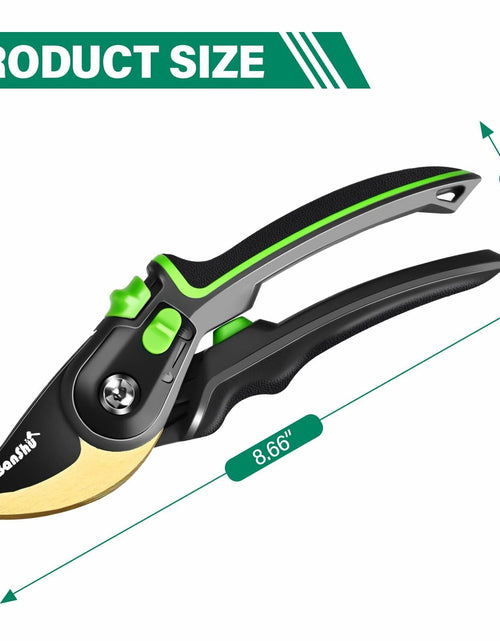 Load image into Gallery viewer, Banshu Bypass Pruning Shears Rust Resistant Bearing Steel Blade Heavy Duty
