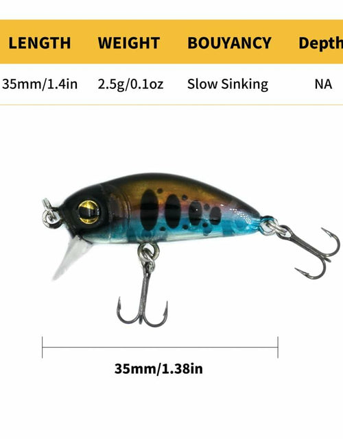 Load image into Gallery viewer, 1ZU 3-Pack Fishing Lures with VMC Hooks Crankbait Bass Perch Walleye Trout Pike
