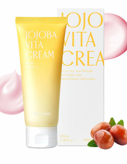 Load image into Gallery viewer, PINKWONDER Jojoba VitaCream 3.38oz Face Moisturizer B12 Panthenol Sensitive Skin
