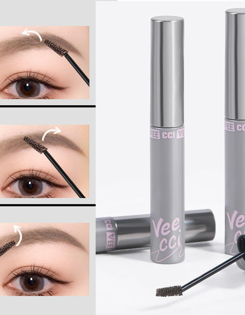 Load image into Gallery viewer, VEECCI Waterproof Eyebrow Gel Mascara Brown Smudge-Proof Long-Wear Makeup
