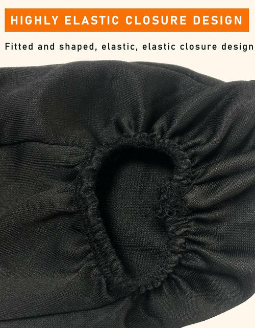 Load image into Gallery viewer, Kewucn 2PCS Car Front Seat Armrest Covers Elastic Fabric Universal Black
