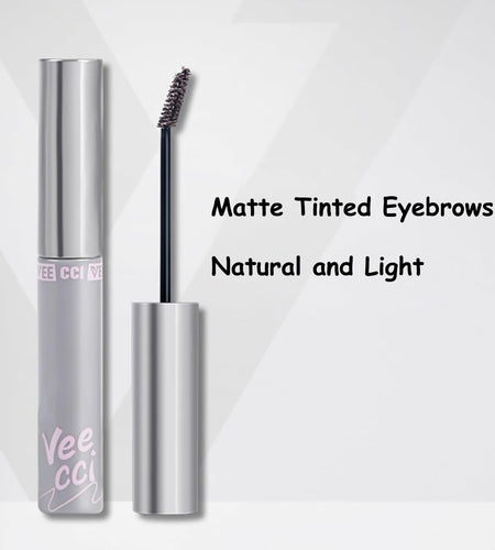 VEECCI Waterproof Eyebrow Gel Mascara Brown Smudge-Proof Long-Wear Makeup