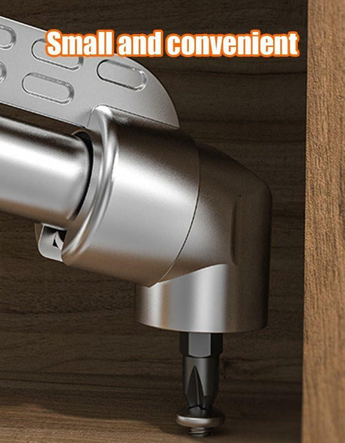 Load image into Gallery viewer, 105° Right Angle Drill Adapter 1/4" Hex Shank Drill Attachment
