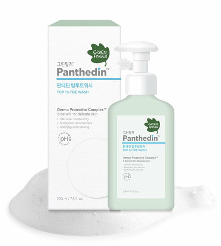 GREEN FINGER Panthedin Top to Toe Wash & Shampoo 7.8oz Sensitive Skin
