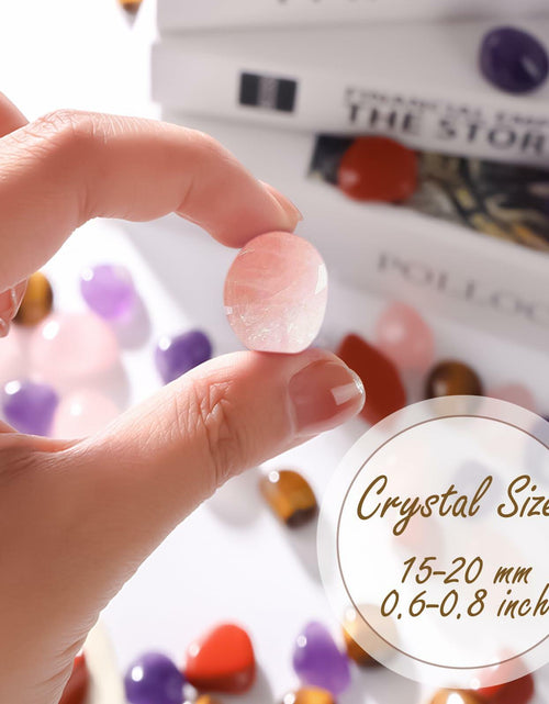 Load image into Gallery viewer, 0.66lb Rose Quartz Tumbled Stones Polished Crystal Reiki Chakra Healing
