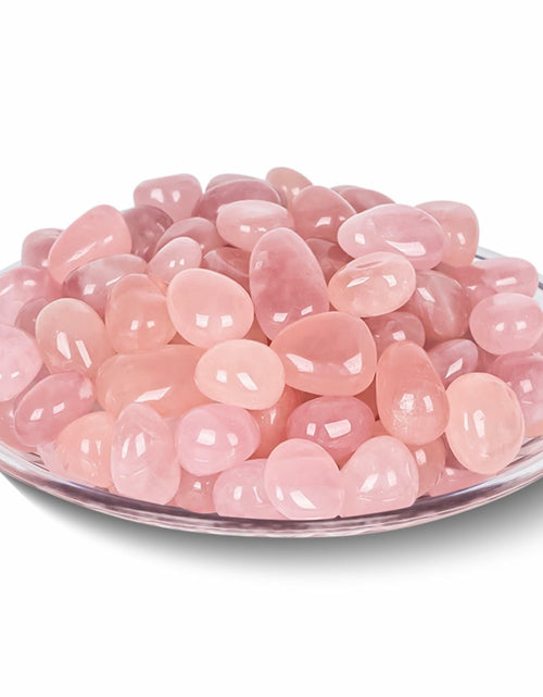 Load image into Gallery viewer, 0.66lb Rose Quartz Tumbled Stones Polished Crystal Reiki Chakra Healing
