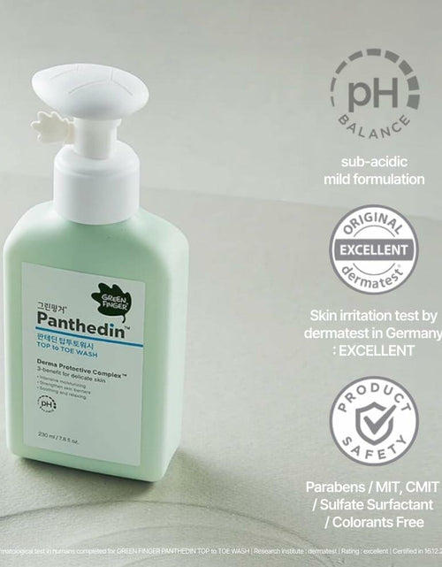 Load image into Gallery viewer, GREEN FINGER Panthedin Top to Toe Wash &amp; Shampoo 7.8oz Sensitive Skin
