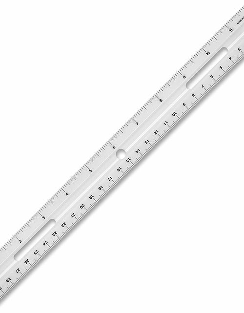 Load image into Gallery viewer, Business Source 12-Inch Plastic Ruler, White (32365), 10 Pack
