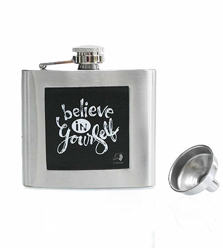 Lutong Stainless Steel Leakproof Hip Flask with Funnel – Pocket Gift Flask