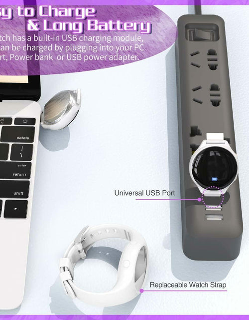 Load image into Gallery viewer, Konewos Kids Led Fitness Tracker Watch, Non-Bluetooth Digital Pedometer

