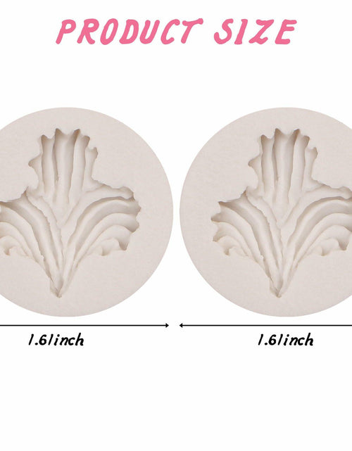 Load image into Gallery viewer, Heart Shaped Silicone Chocolate Mold Rose Flower Fondant Cake Decor 2pc
