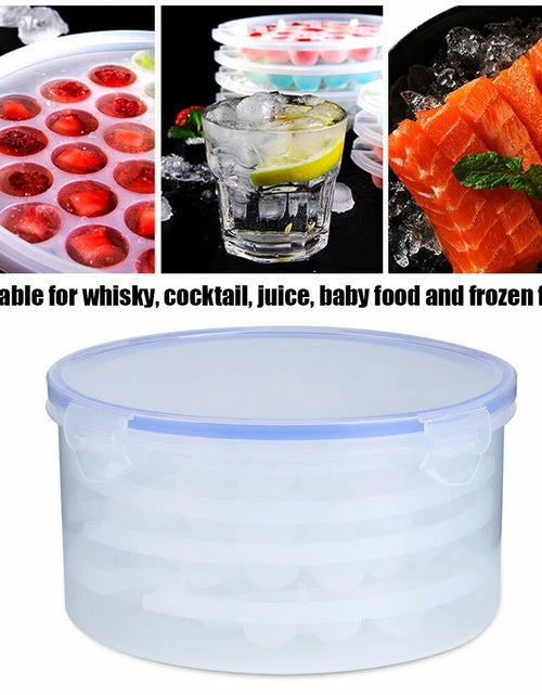 Load image into Gallery viewer, MOUMOUTEN Ice Ball Maker Silicone Sphere Tray w Lid Funnel for Whiskey
