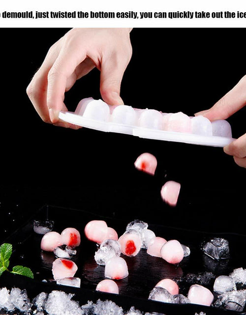 Load image into Gallery viewer, MOUMOUTEN Ice Ball Maker Silicone Sphere Tray w Lid Funnel for Whiskey
