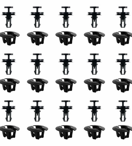 15-Pc Front Bumper & Splash Shield Retainer Clips Set – OEM 15733971/15733970