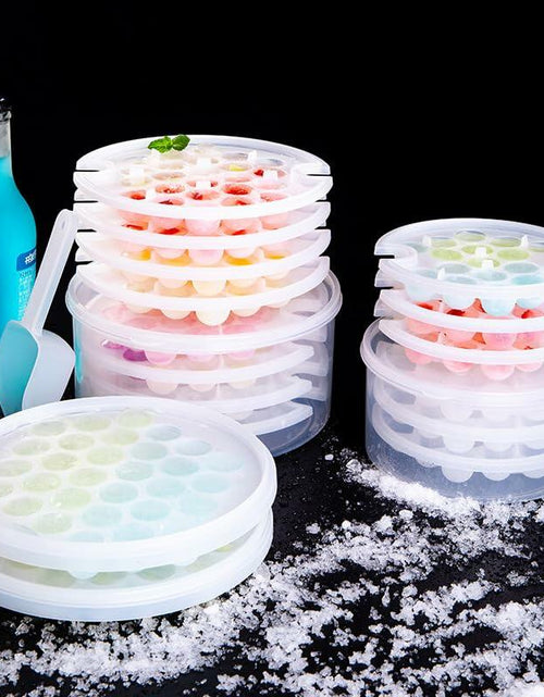Load image into Gallery viewer, MOUMOUTEN Ice Ball Maker Silicone Sphere Tray w Lid Funnel for Whiskey
