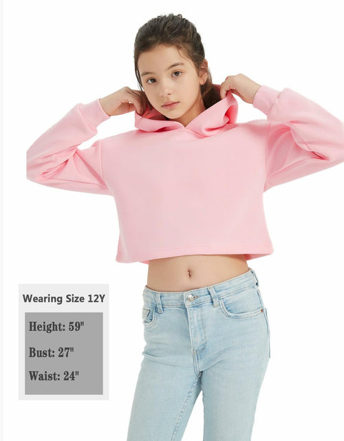 Load image into Gallery viewer, EXARUS Girls Oversized Los Angeles Hoodie – White, 8Y
