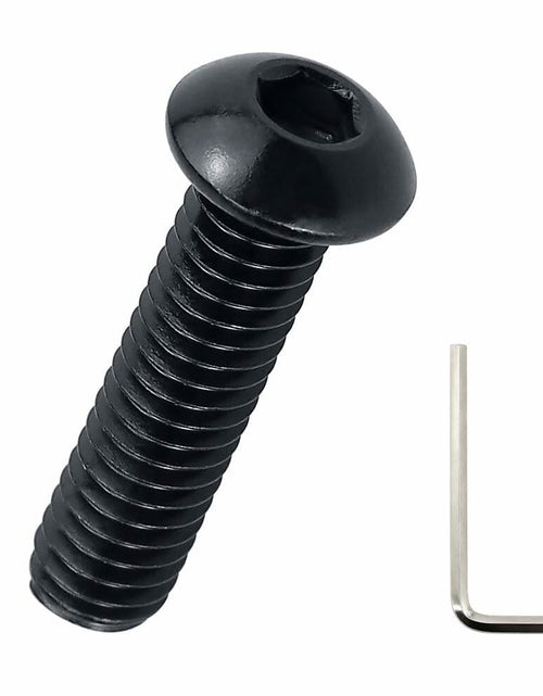 Load image into Gallery viewer, 1/4-20 x 1-1/4" Stainless Button Socket Cap Screws 25pcs w/ Hex Wrench
