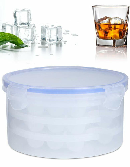Load image into Gallery viewer, MOUMOUTEN Ice Ball Maker Silicone Sphere Tray w Lid Funnel for Whiskey
