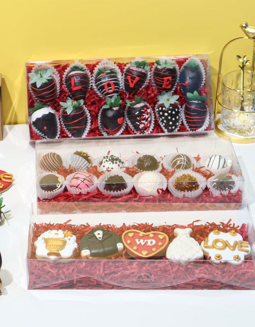 Load image into Gallery viewer, RomanticBaking 20PCS Clear Cookie Boxes 12x5x2in Easter Treat Bakery Gift Box
