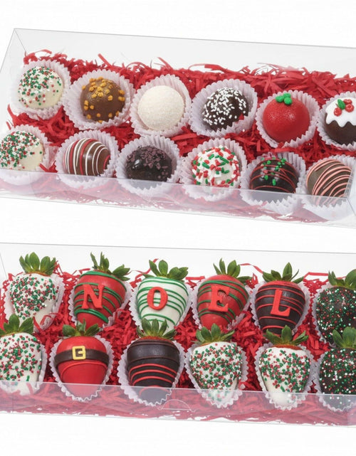 Load image into Gallery viewer, RomanticBaking 20PCS Clear Cookie Boxes 12x5x2in Easter Treat Bakery Gift Box
