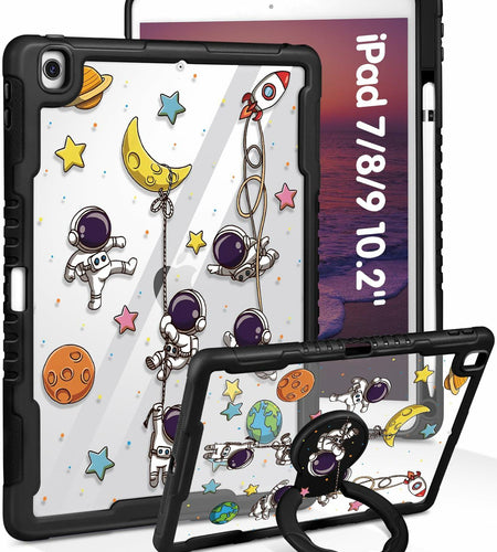 Uppuppy iPad 11” 11th Gen 2025 & 10.9” 10th Gen 2022 Case Girls Astronaut
