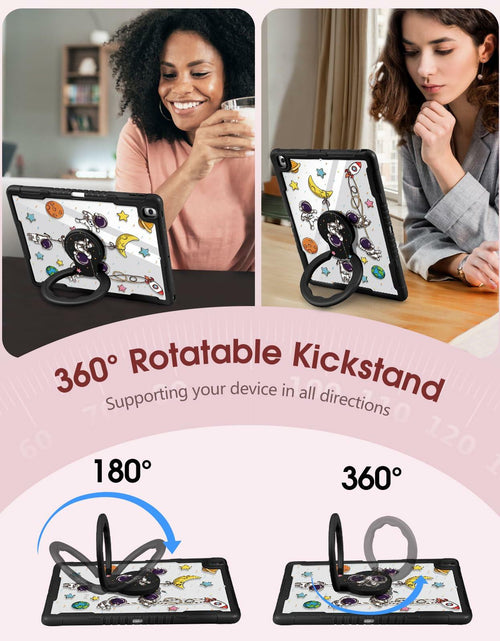 Load image into Gallery viewer, Uppuppy iPad 11” 11th Gen 2025 &amp; 10.9” 10th Gen 2022 Case Girls Astronaut
