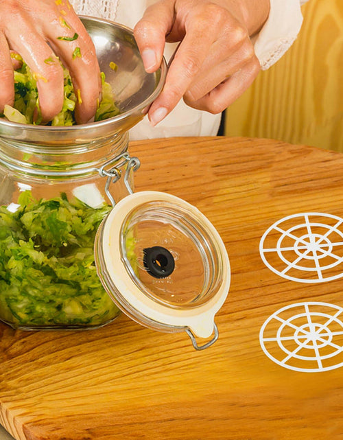 Load image into Gallery viewer, Veemoon 5pcs Pickle Jar Press Plates 3.1" Fermentation Weight Kimchi Jar
