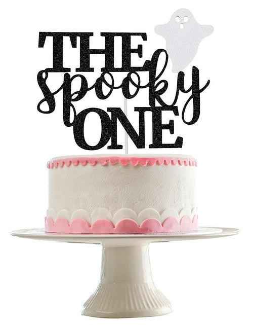 Load image into Gallery viewer, The Spooky One Halloween 1st Birthday Cake Topper Cake Decoration

