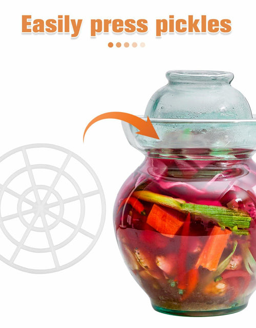 Load image into Gallery viewer, Veemoon 5pcs Pickle Jar Press Plates 3.1" Fermentation Weight Kimchi Jar
