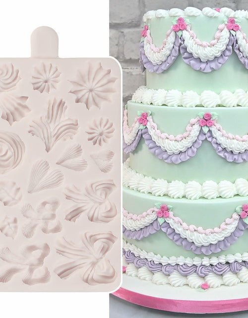 Load image into Gallery viewer, ICNYEKl Hemp Rope Fondant Mold Bohemian Tassel Silicone Cake Baking Decor
