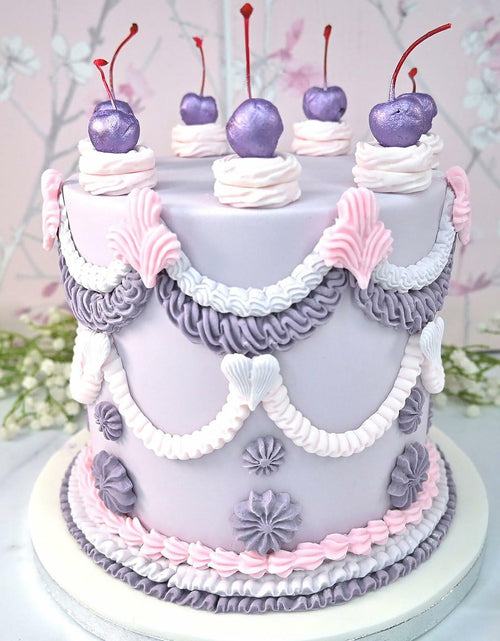 Load image into Gallery viewer, ICNYEKl Hemp Rope Fondant Mold Bohemian Tassel Silicone Cake Baking Decor
