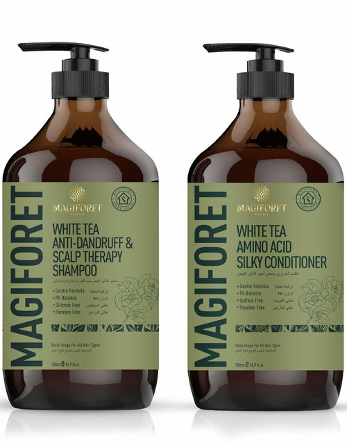Load image into Gallery viewer, MagiForet Anti-Dandruff Shampoo &amp; Conditioner Set 2x500ml Dry Flaky Scalp

