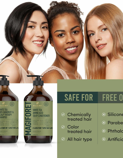 Load image into Gallery viewer, MagiForet Anti-Dandruff Shampoo &amp; Conditioner Set 2x500ml Dry Flaky Scalp
