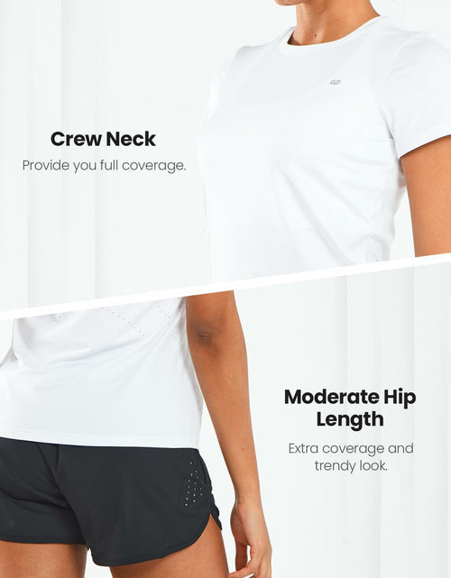 Load image into Gallery viewer, ALLZERO Feel Fit™ Women’s Workout Top Short Sleeve Athletic T-Shirt White 2XL
