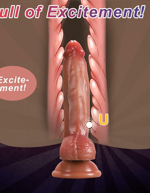 Load image into Gallery viewer, 6.3" Realistic Silicone Dildo with Suction Cup G-Spot Anal Unisex Adult Toy
