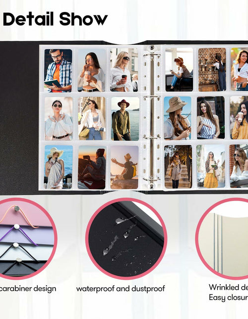 Load image into Gallery viewer, A4 Kpop Photocard Binder 25 Pages 9-Pocket White Album for Instax Mini Photos
