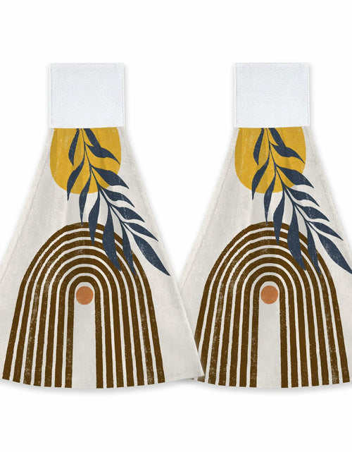 Load image into Gallery viewer, CIAIDU Halloween Black Cat Kitchen Hand Towels 2-Pack Farmhouse Home

