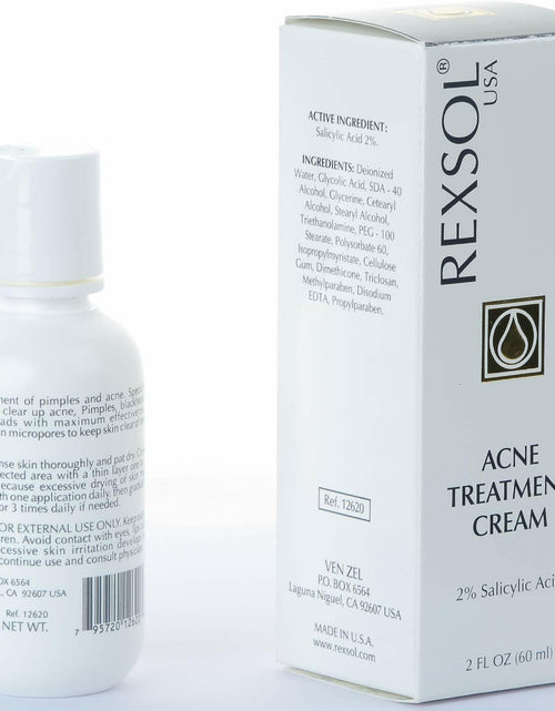 Load image into Gallery viewer, Rexsol Acne Treatment Cream 60ml | Salicylic Acid for Pimples &amp; Blemishes
