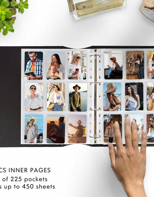 Load image into Gallery viewer, A4 Kpop Photocard Binder 25 Pages 9-Pocket White Album for Instax Mini Photos
