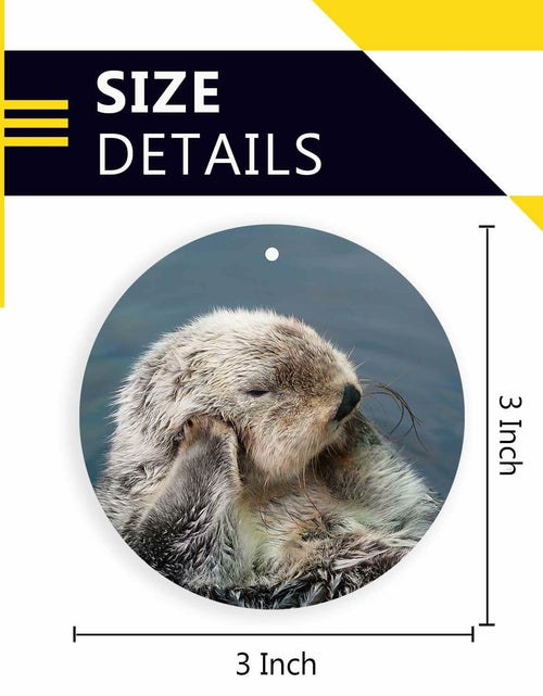 Load image into Gallery viewer, Sea Otter Christmas Ornament Animal Xmas Tree Hanging Decor Collectible Gift
