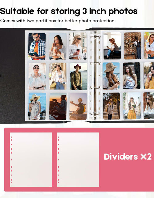 Load image into Gallery viewer, A4 Kpop Photocard Binder 25 Pages 9-Pocket White Album for Instax Mini Photos
